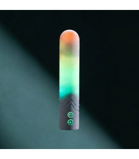 Вибропуля Paradise The Bullet с LED-подсветкой, с приложением, белая, 12 х 2 см - No Taboo