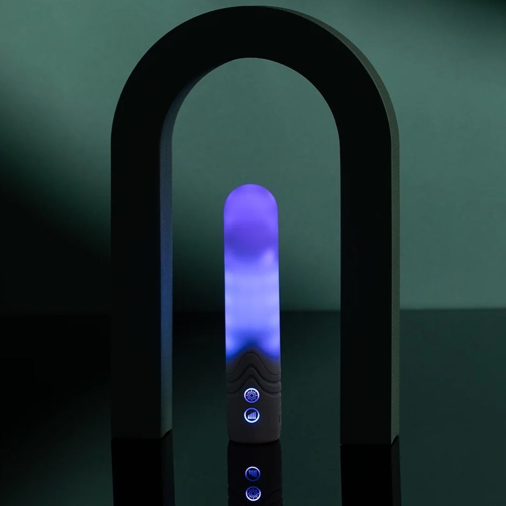 Вибропуля Paradise The Bullet с LED-подсветкой, с приложением, белая, 12 х 2 см фото №8 — секс игрушки: Украина, NO TABOO