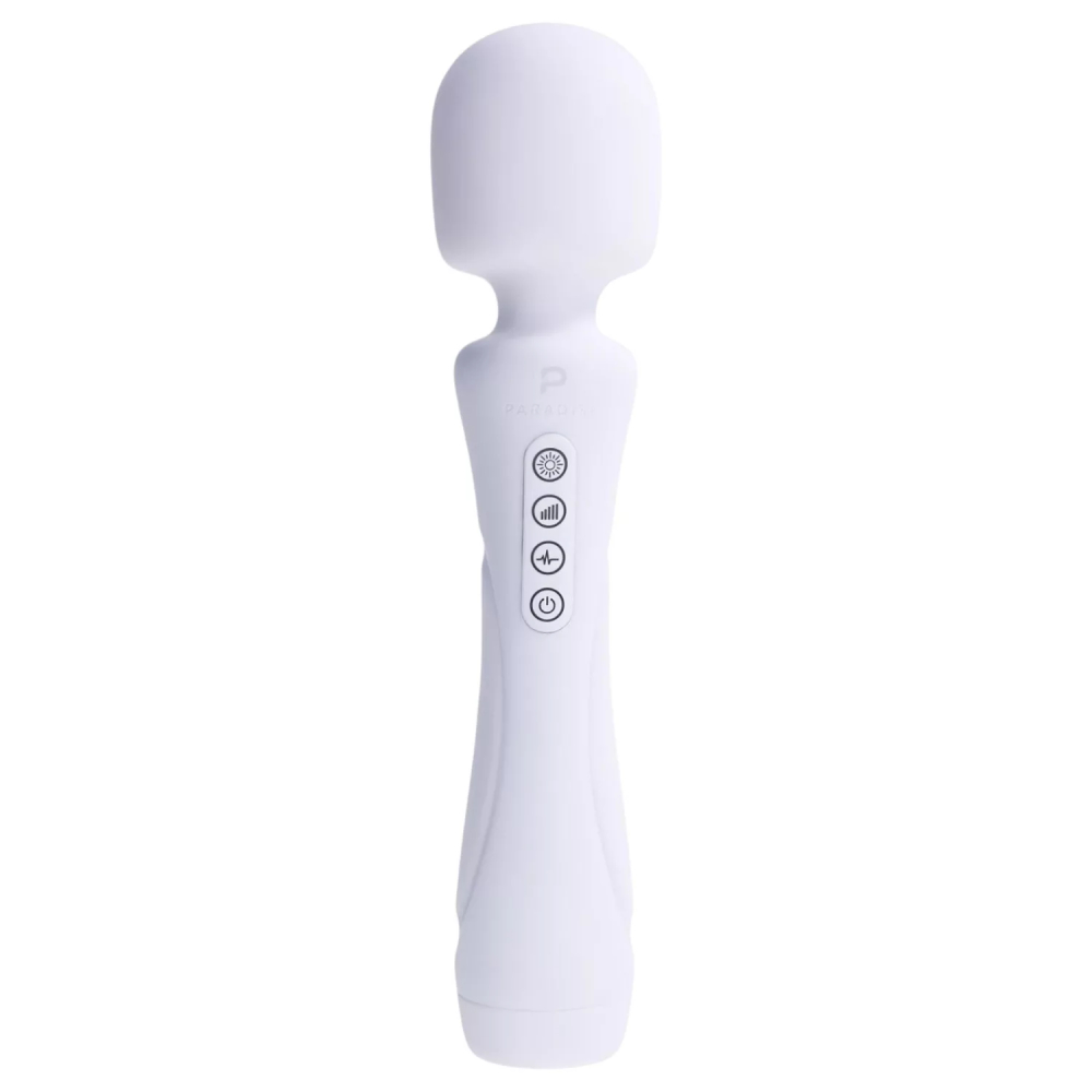 Вибратор-микрофон Paradise The Wand с LED-подсветкой, с приложением, белый, 24.8 х 5.1 см фото №9 — секс игрушки: Украина, NO TABOO
