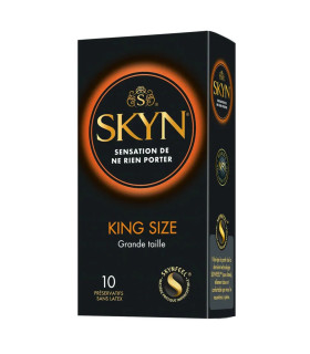Презервативы безлатексные SKYN King Size большого размера, 10 шт - No Taboo