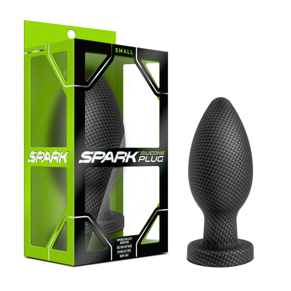 Анальная пробка Spark, силиконовая, маленькая, 10.1 х 4 см фото №0 — секс игрушки: Украина, NO TABOO