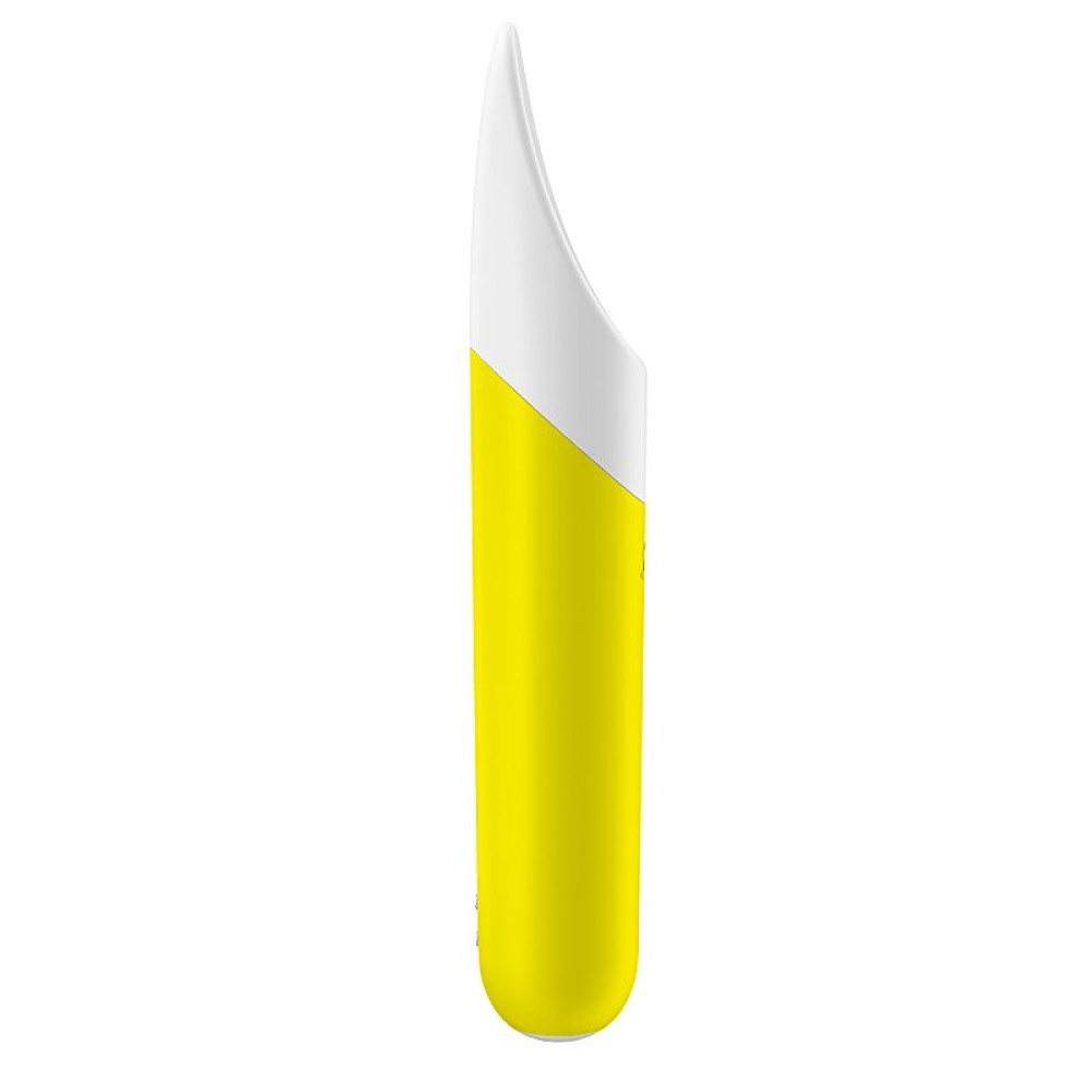 Вибропуля Satisfyer Ultra Power Bullet 7 желтая, 13.5 х 2.4 см фото №3 — секс игрушки: Украина, NO TABOO