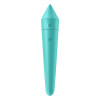 Вибропуля силиконовая Satisfyer Ultra Power Bullet 8 с приложением, бирюзовая, 14 х 2.7 см фото №1 — секс игрушки: Украина, NO TABOO