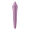 Вибропуля силиконовая Satisfyer Ultra Power Bullet 8 с приложением, фиолетовая, 14 х 2.7 см фото №3 — секс игрушки: Украина, NO TABOO