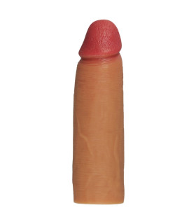 Насадка на пенис реалистичная Lovetoy бежевая, 16.5 х 4 см - No Taboo