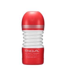 Мастурбатор Tenga с интенсивной стимуляцией головки красный, 14.7 см х 4.5 см - No Taboo