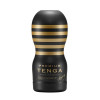 Мастурбатор Tenga Premium с вакуумной стимуляцией черный, 14.7 см х 4.5 см фото №1 — секс игрушки: Украина, NO TABOO