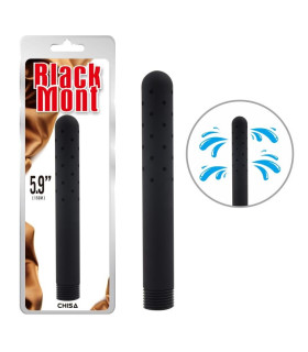 Насадка-трубка для анального душа Chisa Black Mont черная, 15 см х 1.9 см - No Taboo