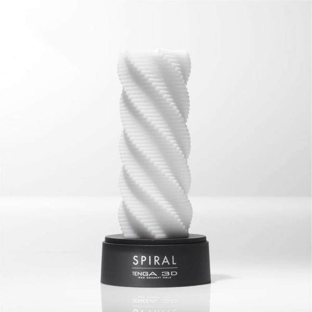 Мастурбатор со спиралевидным рельефом Tenga 3D Spiral белый, 25 см х 8 см фото №0 — секс игрушки: Украина, NO TABOO
