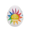 Мастурбатор с внутренним рельефом Tenga Egg Shiny Pride белый, 6.1 см х 4.9 см фото №1 — секс игрушки: Украина, NO TABOO