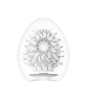 Мастурбатор с внутренним рельефом Tenga Egg Shiny Pride белый, 6.1 см х 4.9 см - No Taboo