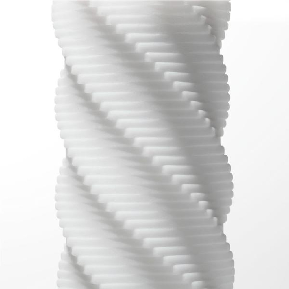 Мастурбатор со спиралевидным рельефом Tenga 3D Spiral белый, 25 см х 8 см фото №3 — секс игрушки: Украина, NO TABOO