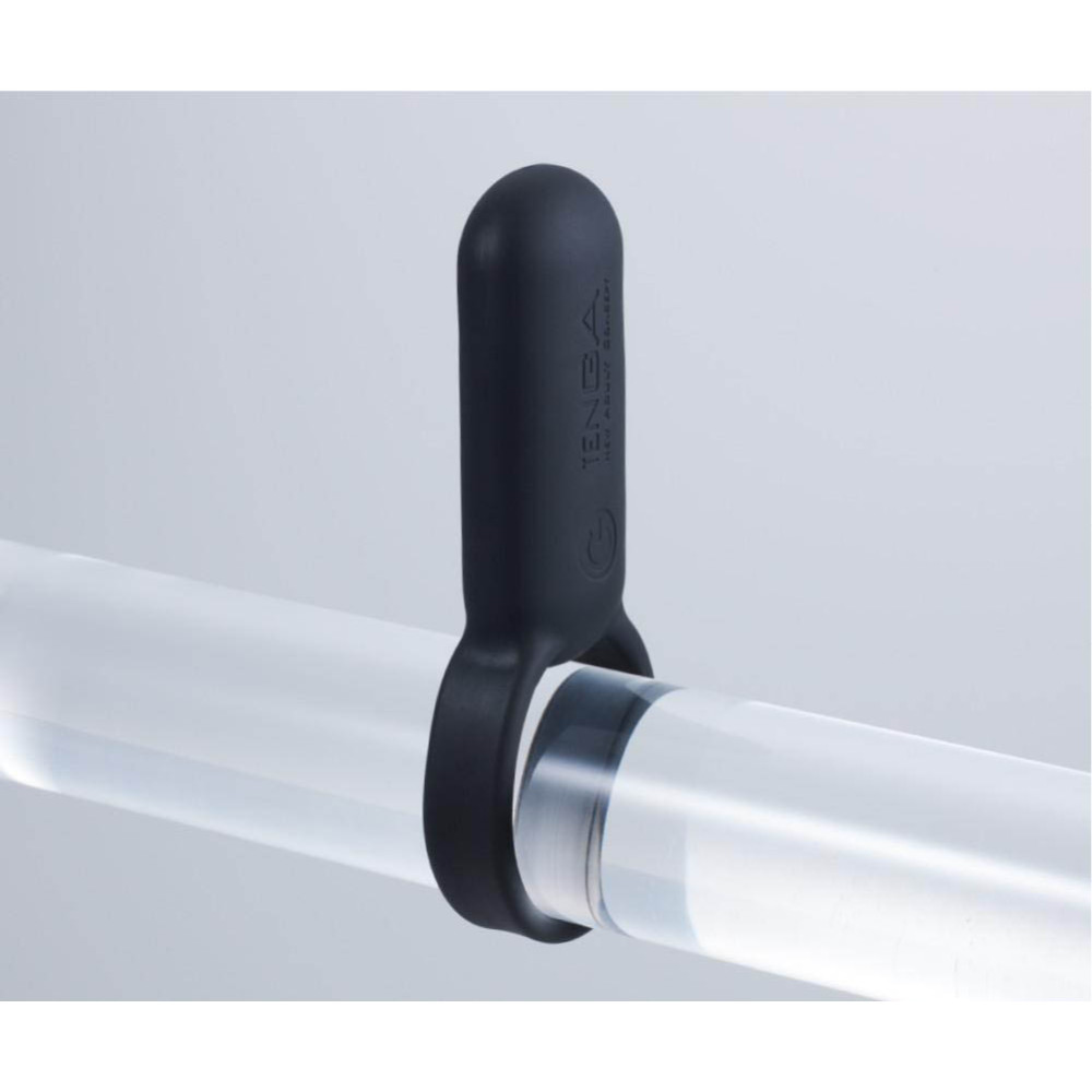 Эрекционное кольцо для члена Tenga SVR с вибрацией, черное, 1.6 × 3.8 × 9 см фото №3 — секс игрушки: Украина, NO TABOO