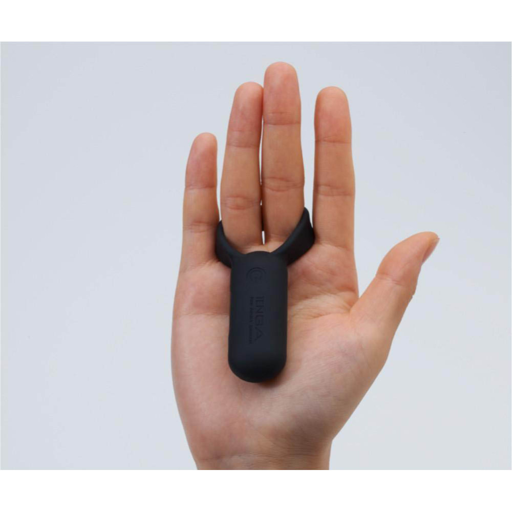 Эрекционное кольцо для члена Tenga SVR с вибрацией, черное, 1.6 × 3.8 × 9 см фото №4 — секс игрушки: Украина, NO TABOO