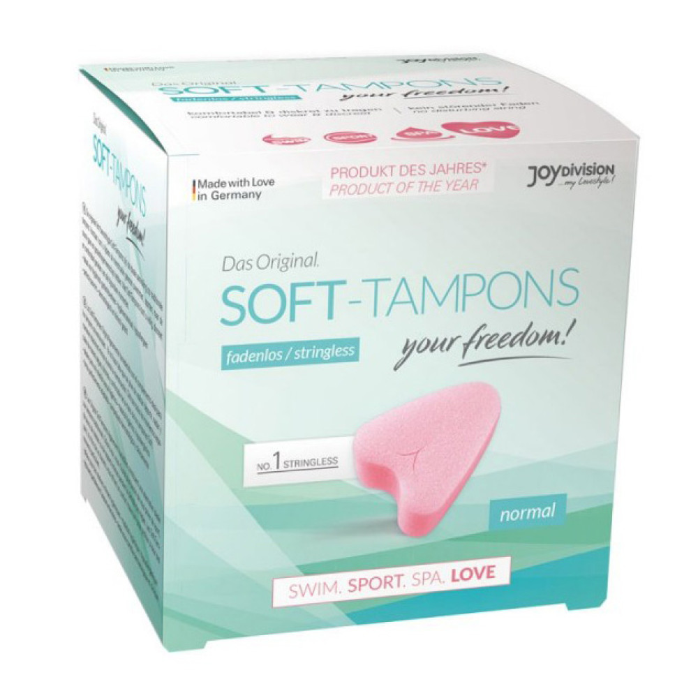 Тампон для менструации Soft Tampons Joy Division розовый, 1 шт, фото №0 — секс шоп Украина, NO TABOO