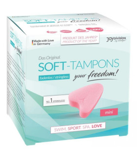 Тампон-мини Soft Tampons Joy Division розовый, 1 шт - No Taboo