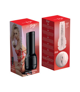 Реалістичний мастурбатор-вагіна Kiiroo FeelBritney з кібершкіри, 22 см х 8.4 см - No Taboo