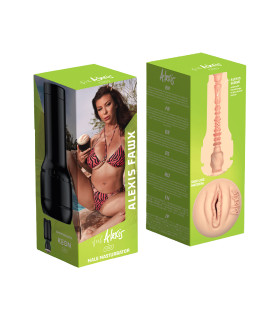 Реалистичный мастурбатор-вагина Kiiroo FeelAlexis из киберкожи, 22 см х 8.4 см - No Taboo