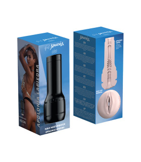 Реалистичный мастурбатор-вагина Kiiroo FeelApolonia из киберкожи, 22 см х 8.4 см - No Taboo
