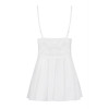 Эротична белая сорочка с кружевным лифом babydoll L/XL, фото №4 — секс шоп Украина, NO TABOO