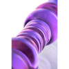 Фаллоимитатор двухсторонний стеклянный Sexus Glass фиолетовый, 22 см х 2.5 см фото №4 — секс игрушки: Украина, NO TABOO