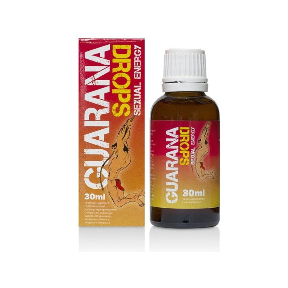 Капельки для разогрева Guarana Drops для двоих, 30 мл, фото №0 — секс шоп Украина, NO TABOO