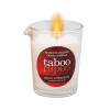 Массажная свеча RUF, 60 г, Taboo Candle с ароматом дикого лишайника, фото №3 — секс шоп Украина, NO TABOO