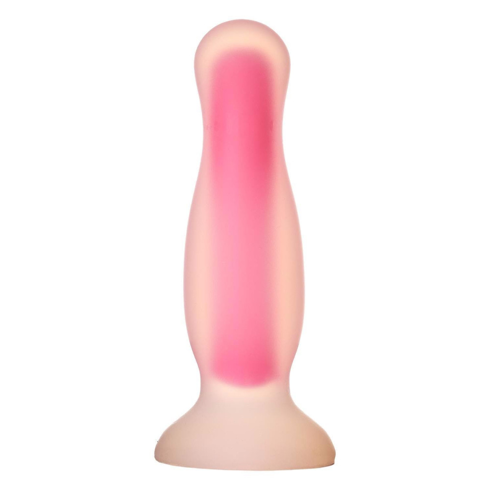 Анальная пробка Dream Toys Radiant светится в темноте, розовая, 14.5 х 3.5 см фото №0 — секс игрушки: Украина, NO TABOO
