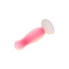 Анальная пробка Dream Toys Radiant светится в темноте, розовая, 14.5 х 3.5 см фото №3 — секс игрушки: Украина, NO TABOO
