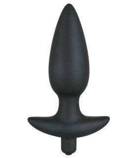 Анальная пробка с вибрацией черная Velvets Plug большая - No Taboo