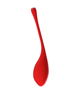 Вагінальний тренажер Dream Toys Metis з вібрацією, червоний, 19 х 3.7 см - No Taboo