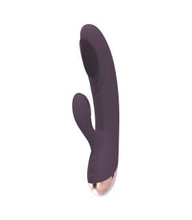 Вибратор кролик с подогревом Dream Toys фиолетовый, 16 х 3.6 см - No Taboo