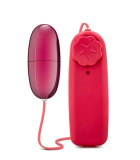 Виброяйцо Blush B Yours с пультом, розовое, 5.7 х 2.4 см - No Taboo