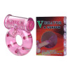 Эрекционное кольцо Vibro Ring розовое с вибрацией фото №1 — секс игрушки: Украина, NO TABOO