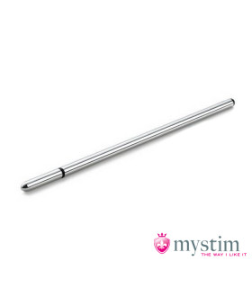 Катетер с электростимуляцией Mystim, серебристый, 25 см х 8 мм - No Taboo