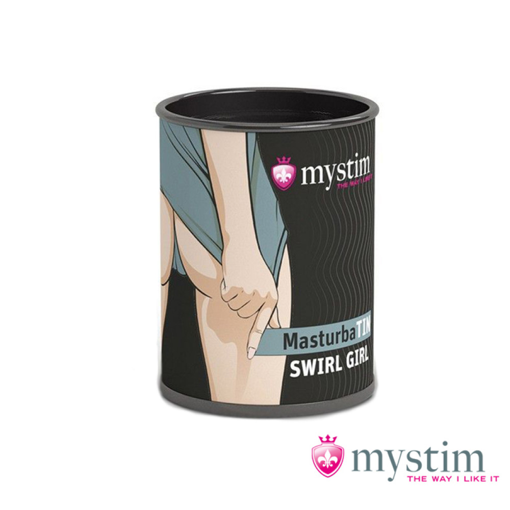 Минимастурбатор мужской Mystim MasturbaTIN Swirl Girl Waves (36213)