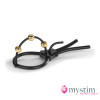 Утяжка на пенис для электростимуляции Mystim, из медицинского силикона, черная, фото №1 — секс шоп Украина, NO TABOO
