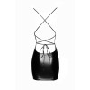 Платье с открытой спиной и глубоким декольте виниловое Noir Handmade черное, L, фото №5 — секс шоп Украина, NO TABOO