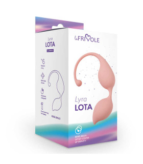 Вагинальные шарики Lota розовые, 20.5 см х 3 см - No Taboo