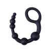 Анальный цепочка Chisa Power Boyfriend Beads с кольцом, чёрный, 40 х 2–4.5 см фото №2 — секс игрушки: Украина, NO TABOO