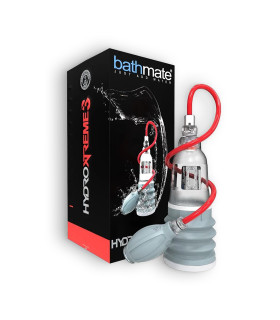 Гидропомпа Bathmate HydroXtreme 3, серая - No Taboo