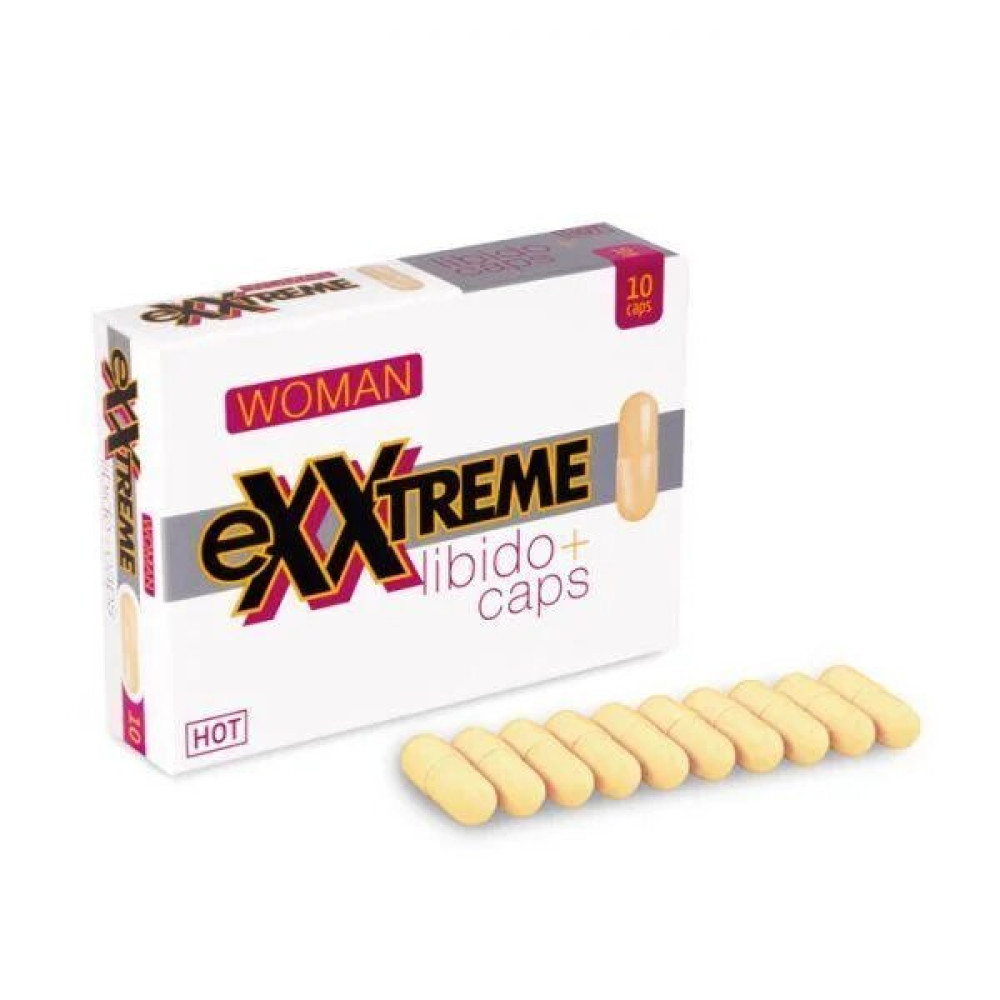 Капсулы для повышения либидо HOT eXXtreme женские, 10 шт, фото №0 — секс шоп Украина, NO TABOO