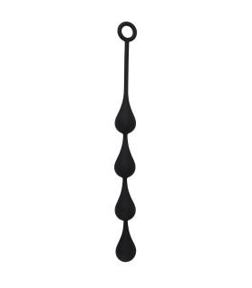 Анальные бусы Chisa Black Mont Anal Penetrator гигантские силиконовые, черные, 44 х 3.9 см - No Taboo