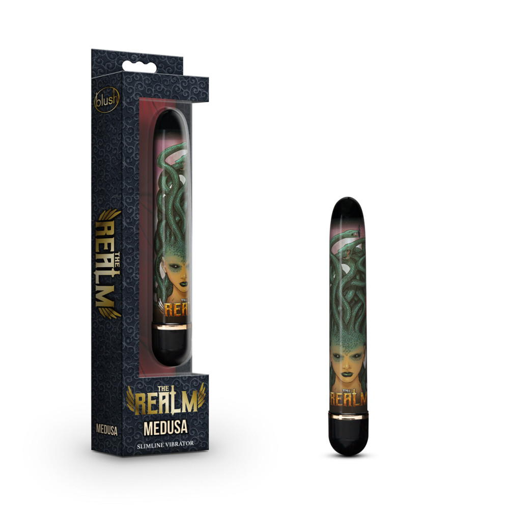 Вибратор многоскоростной The Realm Medusa фиолетовый, 17.7 см х 2.5 см фото №0 — секс игрушки: Украина, NO TABOO