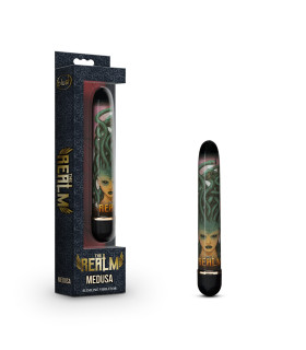 Вібратор багатошвидкісний The Realm Medusa фіолетовий, 17.7 см х 2.5 см - No Taboo