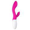 Вибратор с клиторальным отростком EasyToys Lily Vibrator - Pink фото №1 — секс игрушки: Украина, NO TABOO