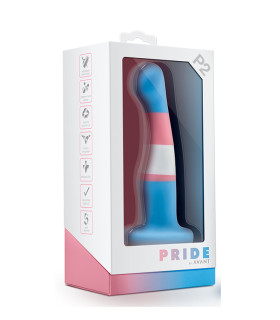 Фаллоимитатор Pride, на присоске, трехцветный, 13 х 2.9 см - No Taboo