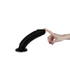 Фаллоимитатор гигантский реалистичный на присоске Lovetoy черный, 23.5 х 5 см фото №2 — секс игрушки: Украина, NO TABOO