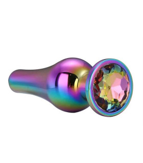 Анальная пробка конической формы Dream Toys разноцветная, M - No Taboo
