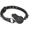 Кляп с фаллоимитатором Easytoys черный, 9.5 х 3.7 см, фото №1 — секс шоп Украина, NO TABOO